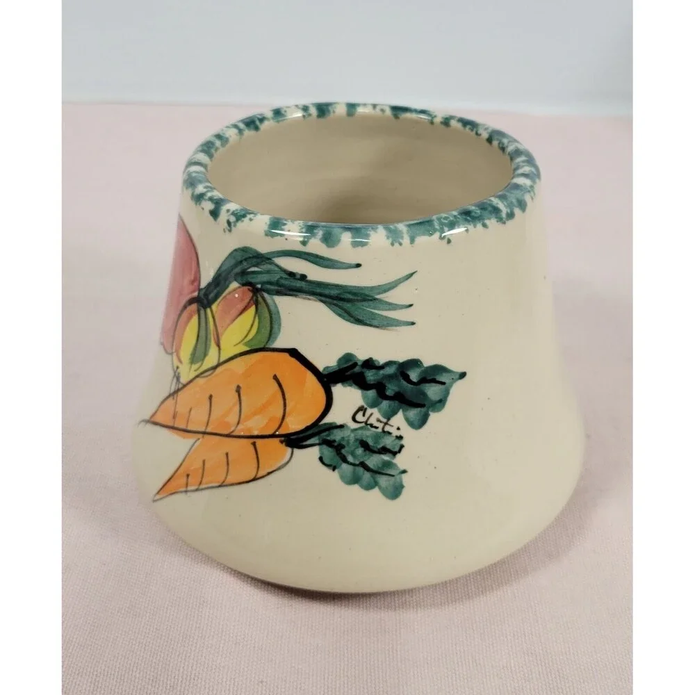 Ceramic Topper/lamp shade vegetables candle shade